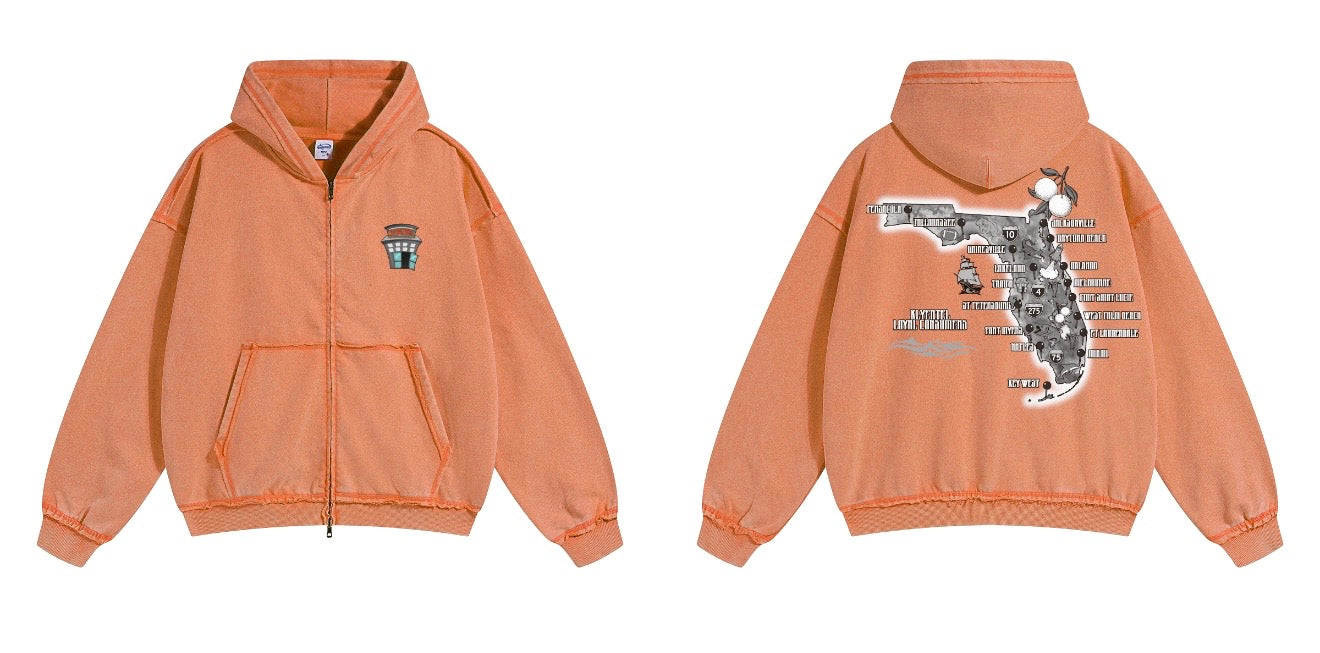 Florida Zip Up Hoodie