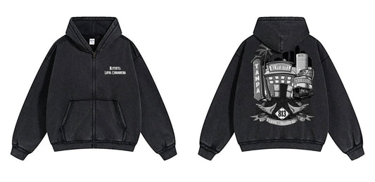 Built In The Bay Zip Up Hoodie