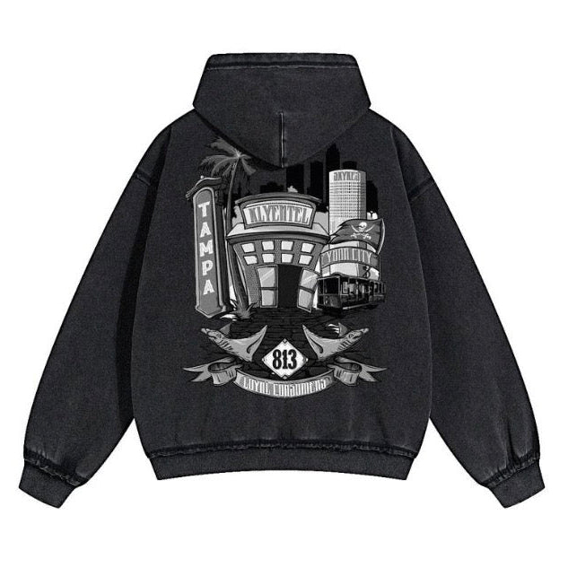 Built In The Bay Zip Up Hoodie